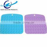 Kitchen Accessories Silicone Placemat Square Table Coaster Non-slip Dinner Cushion Square Pot Holder thumbnail-3