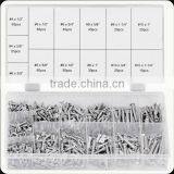 TC 550pc Hardware Assorted Zinc Plated Wood Screw