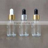 Hot Sell Round Clear Amber 10ml Glass Dropper Bottles thumbnail-1