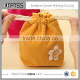 Wholsale Flower Design Flannelette String Bag thumbnail-1