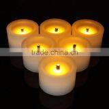 Battery-powered Flameless LED Tealight Candles - White Bright Battery Operated Candles-Timer and Remote -Real Wax Mini Votive thumbnail-6