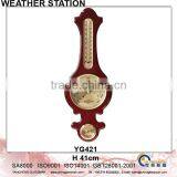 Weather Station With Wood Frame Barometer YG421 thumbnail-1