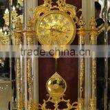 Rare Antique French Gold Gilt Ormolu Ornate Mantel Pendulum Table Clock thumbnail-6