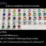 Crystal acrylic diamond confetti wedding table decoration