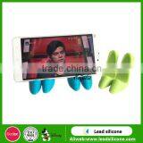 Free Sample Mini Silicone High-heel Shoe Phone Holder/Funny Rotating Cell Phone High Heel Shoes thumbnail-5