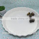 Stocked High Quality Round Beautiful Porcelain Plate Ceramic Soup Dish thumbnail-5