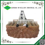 Wholesale natrual material mini shopping basket with handles