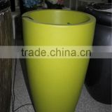 SJZJN 2650 new design white outdoor fiberglass plant pots