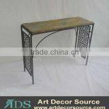 Decorative Metal Tray Table thumbnail-1