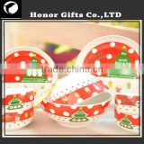 2015 Custom Christmas Flower Porcelain Chinaware Set