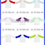 2016 Wholesale Boutique Kids Pink Long Sleeve Ruffled Raglan Shirt thumbnail-3