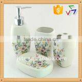 4 Pcs Ceramic Bath Accessory thumbnail-1