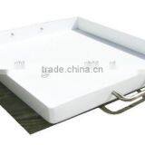 Round/ Square Metal Food Serving Tray thumbnail-2
