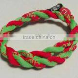 Waterspout Necklace/baseball Style Necklace/two Ropes Wave Necklace thumbnail-1