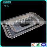 Shenzhen Supplier Black Plexiglass Tea Holder Tray Best Selling Cube Plastic Tray for Teapot thumbnail-6