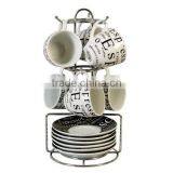 Coffee Cup and Saucer Set thumbnail-1