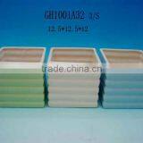 SQUARE CERAMIC FLOWER POT