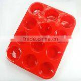 Microwave Baking Pan | 12-cavity Muffin Pan | Silicone Cake Pan Factory in Shenzhen China thumbnail-1