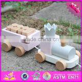 2016 New Design Wooden Train Pull Toys for Toddlers W05C076 thumbnail-5