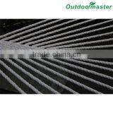 Patio Portable Lightweight Double Beige Quilted Cotton Hammock thumbnail-4