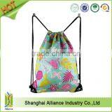 Polyester Material and Rope Handle Style Nylon Drawstring Bag
