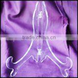 Wholesale Classic Display Stand : Medium Black & Clear Plastic: Plate, Photo, Print, Card thumbnail-5