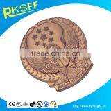 Promotion Mental Die Casting Purple- Bronze Plating Big Badge With High Quality thumbnail-1