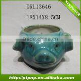 Decorative Home and Garden Ceramic Animal Plant Pots thumbnail-1