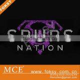 Spurs Nation Hot Fix Rhinestone Transfer for T Shirt thumbnail-1