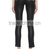 New Womens Sexy Black Tight Skinny Leather Pant Lambskin 4 6 8 10 12 14 16 thumbnail-4