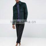 High Quality Long Sleeve Spread Collar Mens Pre-Shrunk 100% Cotton Breathable Slim Fit Casual Navy Point Printed Dress Shirts thumbnail-4