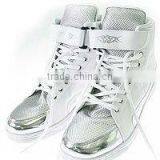 Ht31 White Silver Hi-top Athletic Seankers K-pop Style thumbnail-1