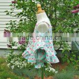 Latest Design 3 Year Old Girl Dress 100% Cotton Floral Two Piece Prom Baby Clothes Dress Set thumbnail-3