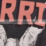 2017 Short Sleeve Custom Screen Printing Tshirts OEM Black Game Team's Apparel Round Neck Cotton T-shirts thumbnail-6