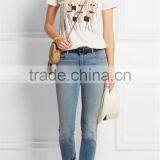 fashion women double t shirts design