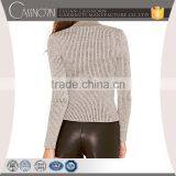 Custom Fashion Women Knitted Sweaters thumbnail-2