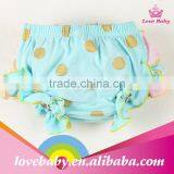 Cute Baby Bloomers Fashion Children Short Pants With Dot Ruffled Pants thumbnail-2