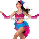 Dance Dress Latin Dress Skirt,latin Dance Dress Woman, thumbnail-1