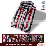 2017 Latest Plaids Mens Shirtslong Sleeves With Two Pockets thumbnail-1