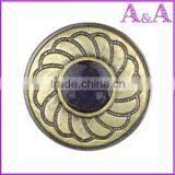 Custom Stone Jeans Buttons With Rhinestone for Apparel Various Designs Customized thumbnail-3