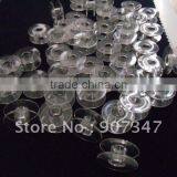 New Clear Plastic Empty Sewing Bobbins For Brother Janome Sewing Embroidery Machines , 500PCS/Bag 75d/2 , Top Deals thumbnail-3