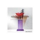 Sell Glass Basin With Bedplate and Crystal Pedestal and Pop up thumbnail-1