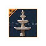 3 Tiers Marble Stone Water Fountains With Outdoor Garden Decoration