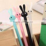 Cute Novel Jelly Rabbit Shape Promotional Gel Pen for School Kids thumbnail-2