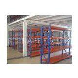 Powder Coated Adjustable Selective Pallet Racking Blue / Gray Warehouse Shelving Units thumbnail-1