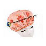 Waterproof Floral Printed Hair Drying Turban Towel , Round Shower Cap thumbnail-1