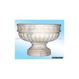 White Marble Vase with Slot