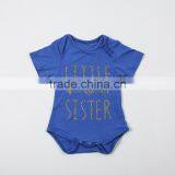 Summer 13 Colors Solid Color Gold Stamp Letters Designs Toddler Rompers For 0-24 Months In Stock thumbnail-3