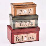 Warm and Affordable Unique Retro Christmas Gift Box Wholesale 1