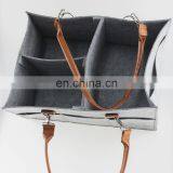 Hot Selling Soft Felt Baby Diaper Caddy Organizer thumbnail-6